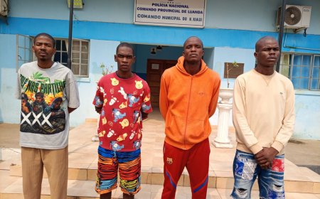 TERROR NA MADRUGADA: SIC DETÉM QUATRO SUSPEITOS DE ASSALTO ARMADO A RESIDÊNCIAS NO KILAMBA KIAXI