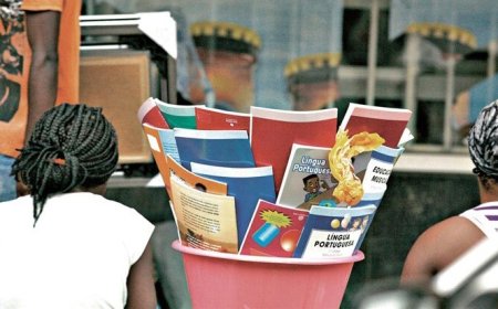 LIVROS ESCOLARES GRATUITOS À VENDA NAS RUAS DE LUANDA: PAIS QUESTIONAM FISCALIZAÇÃO
