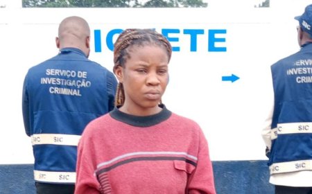 MÃE É DETIDA EM CACUACO POR SUSPOSTA PARTICIPAÇÃO NA MORTE DA PRÓPRIA FILHA DE OITO ANOS