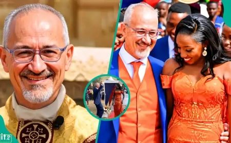 DO ALTAR AO ALTAR TRADICIONAL: PADRE ITALIANO DEIXA SACERDÓCIO E CASA-SE NO QUÉNIA