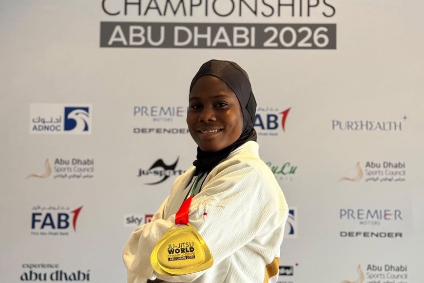 ELISA FRANÇOIS CONQUISTA OURO NO MUNDIAL DE JIU-JITSU EM ABU DHABI