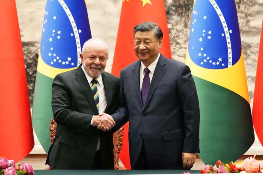 XI JINPING MANIFESTA APOIO À LULA CONTRA "INTERFERÊNCIAS EXTERNAS"
