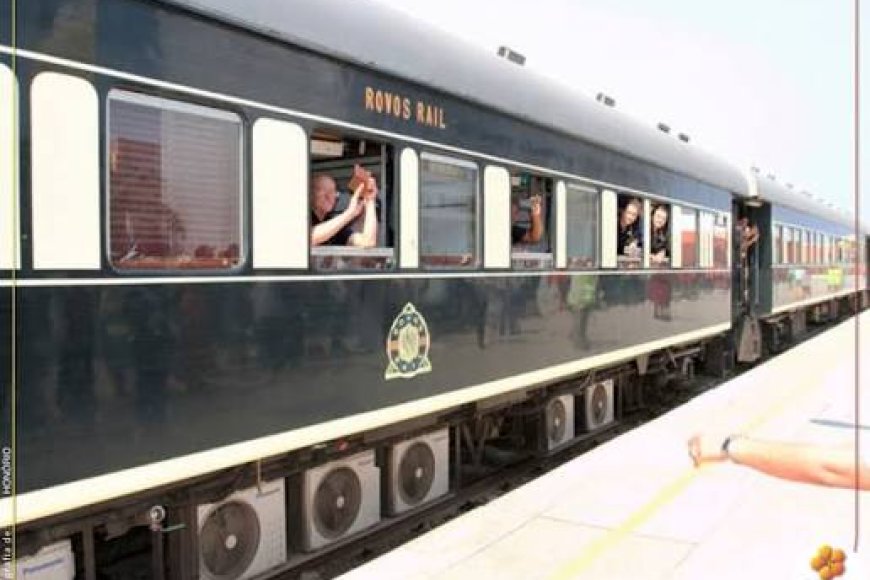 COMBOIO DE LUXO ROVOS RAIL LEVA TURISTAS INTERNACIONAIS AO CORAÇÃO DO PLANALTO CENTRAL