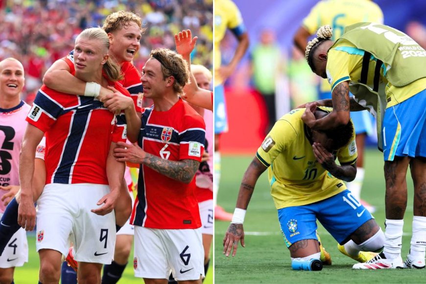 BRASIL CAI DIANTE DA NORUEGA
