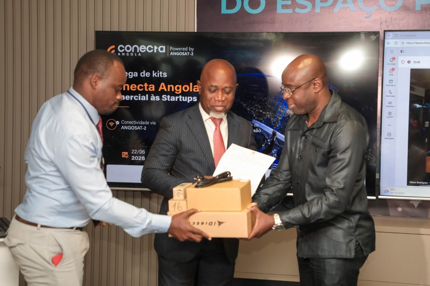 STARTUPS RECEBEM EQUIPAMENTOS PARA EXPANDIR ACESSO À INTERNET VIA SATÉLITE EM ANGOLA