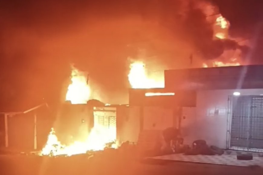 INCÊNDIO DESTRÓI MAIS DE UMA TONELADA DE MEDICAMENTOS NO HOSPITAL MUNICIPAL DO CHITATO