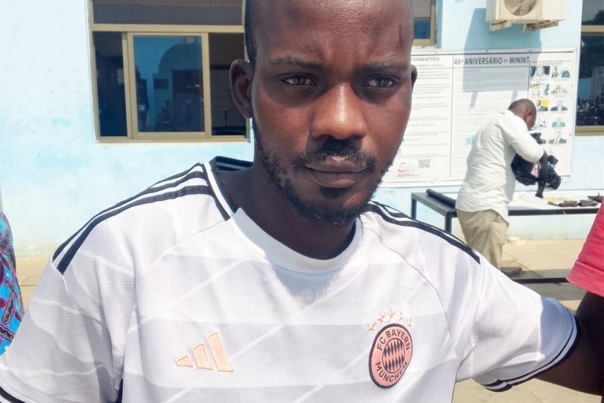 ‘‘A MINHA ESPOSA APRESENTOU-ME O MUNDO DO CRIME’’: SUSPEITO DETIDO POR ASSALTOS EM LUANDA