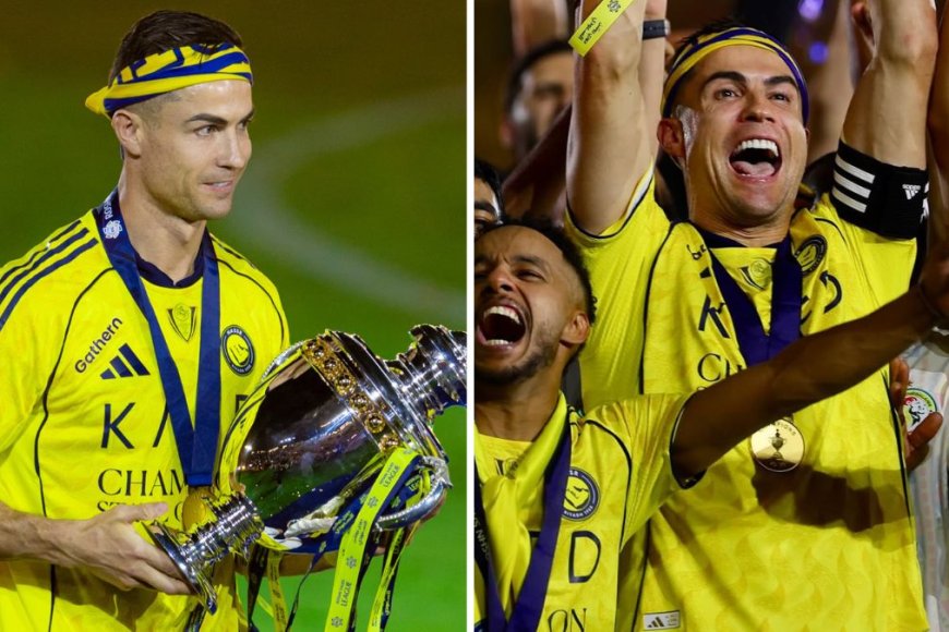 CRISTIANO RONALDO CONQUISTA PRIMEIRO TÍTULO NA ARÁBIA SAUDITA AO SERVIÇO DO AL-NASSR