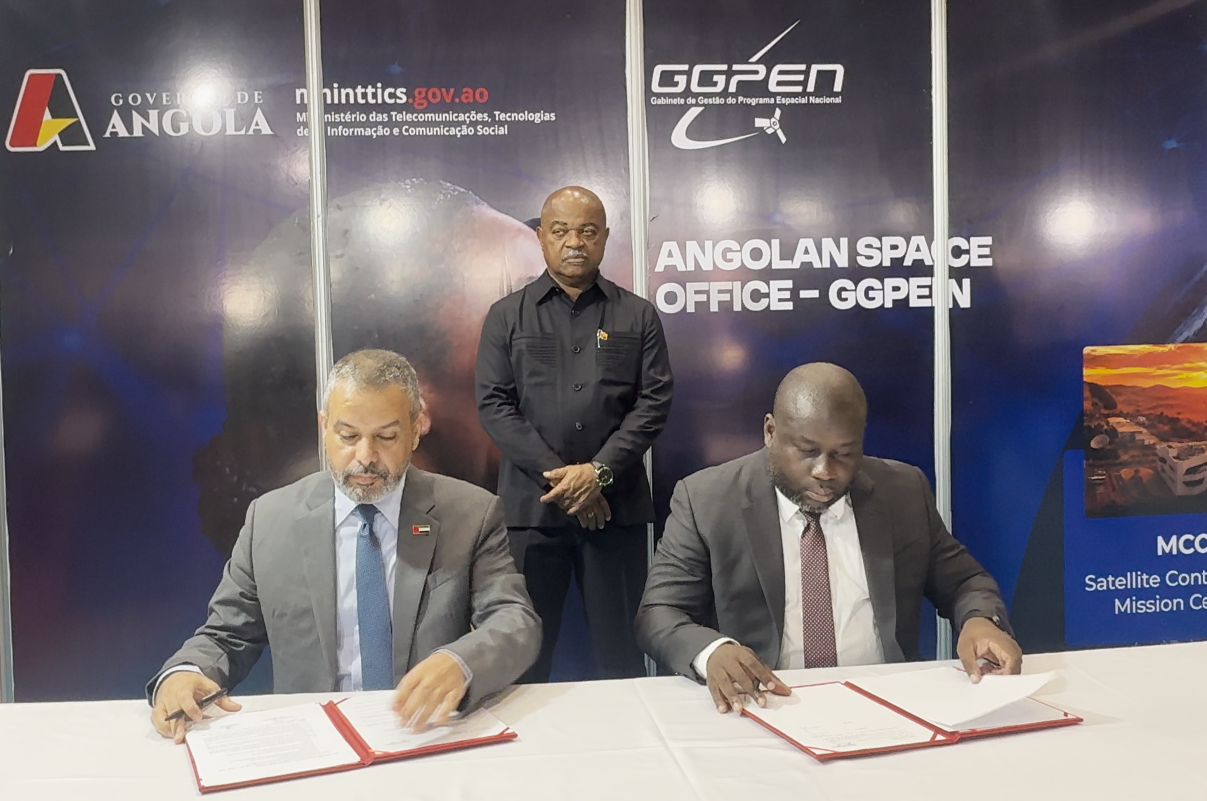 ANGOLA ABRE NOVAS FRENTES DE COOPERAÇÃO ESPACIAL COM OS EMIRADOS ÁRABES UNIDOS