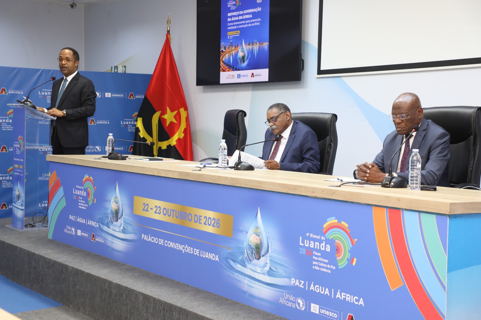 BIENAL DE LUANDA REFORÇA PREPARATIVOS PARA DEBATER ÁGUA, PAZ E SEGURANÇA EM ÁFRICA